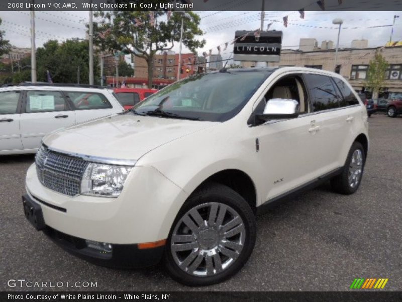 White Chocolate Tri Coat / Light Camel 2008 Lincoln MKX AWD