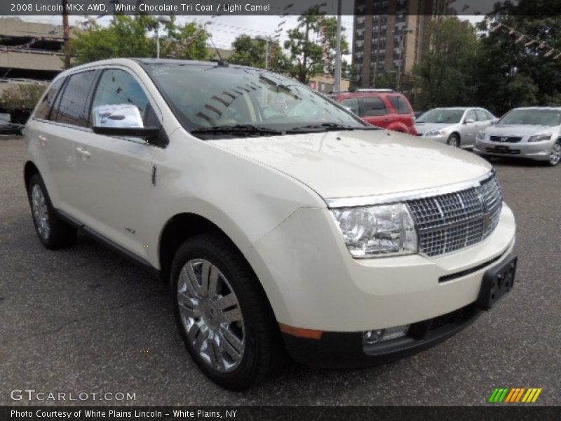 White Chocolate Tri Coat / Light Camel 2008 Lincoln MKX AWD