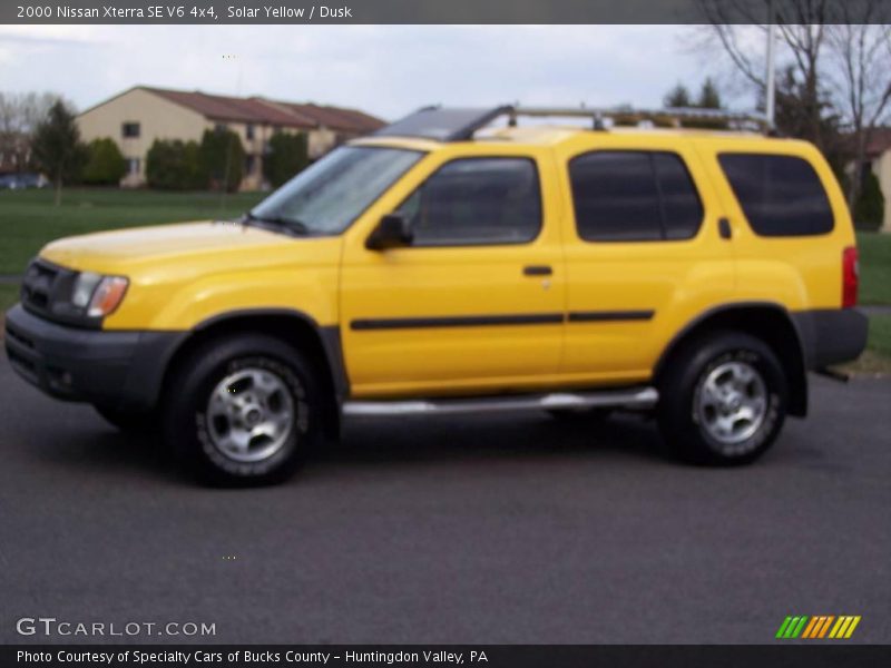 Solar Yellow / Dusk 2000 Nissan Xterra SE V6 4x4