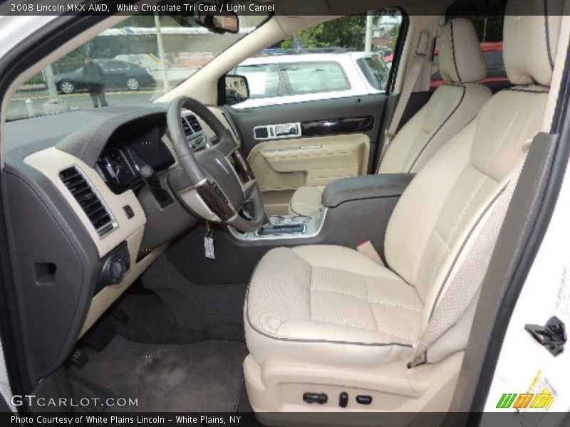 White Chocolate Tri Coat / Light Camel 2008 Lincoln MKX AWD