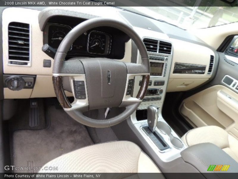 White Chocolate Tri Coat / Light Camel 2008 Lincoln MKX AWD