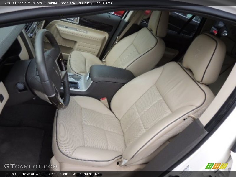 White Chocolate Tri Coat / Light Camel 2008 Lincoln MKX AWD
