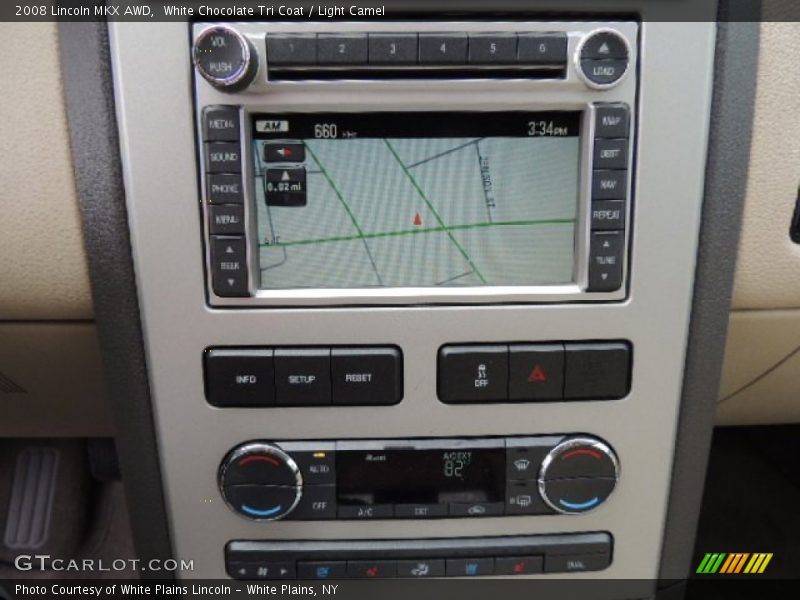 White Chocolate Tri Coat / Light Camel 2008 Lincoln MKX AWD