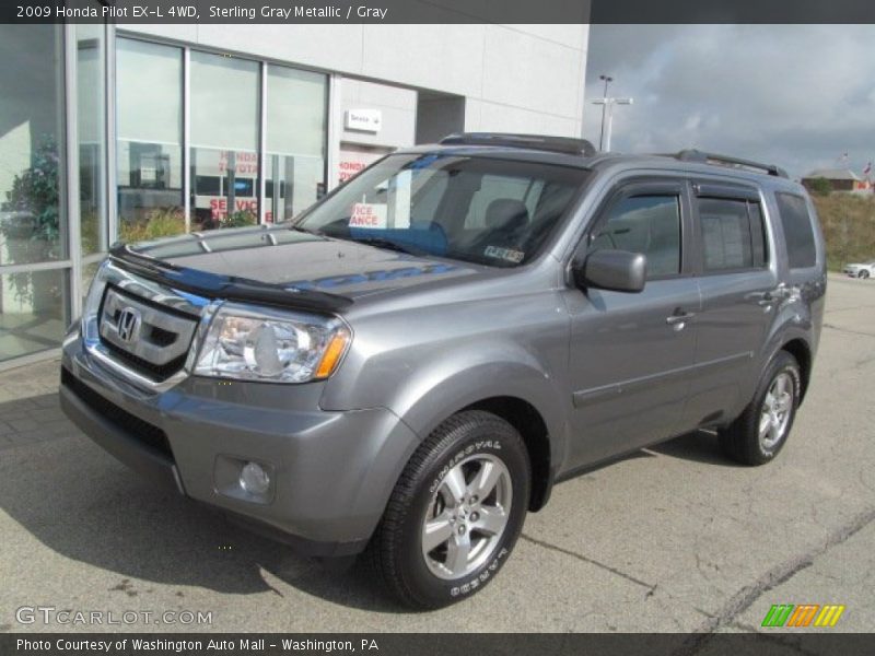 Sterling Gray Metallic / Gray 2009 Honda Pilot EX-L 4WD