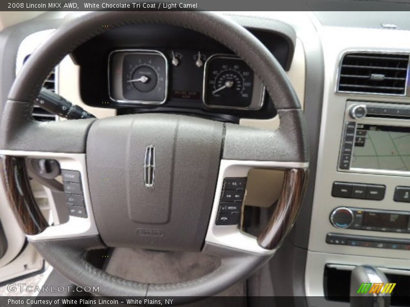 White Chocolate Tri Coat / Light Camel 2008 Lincoln MKX AWD