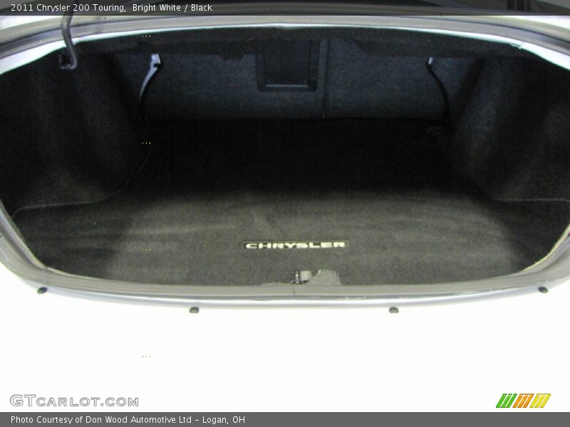 Bright White / Black 2011 Chrysler 200 Touring