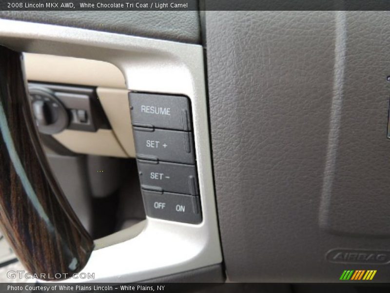 White Chocolate Tri Coat / Light Camel 2008 Lincoln MKX AWD