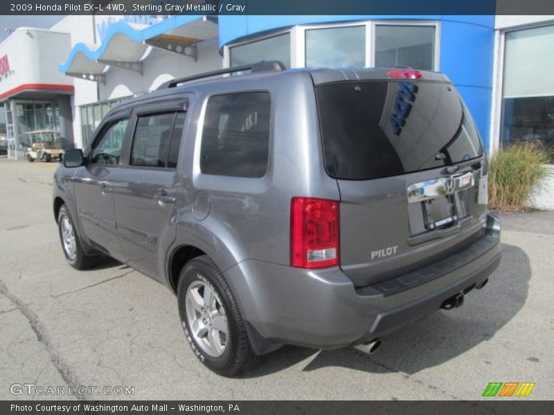 Sterling Gray Metallic / Gray 2009 Honda Pilot EX-L 4WD