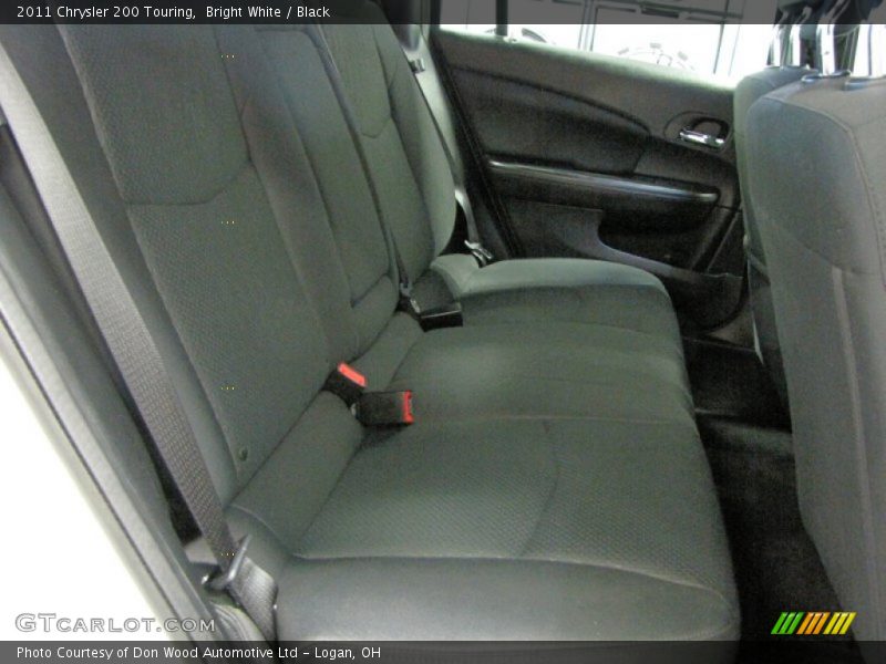 Bright White / Black 2011 Chrysler 200 Touring