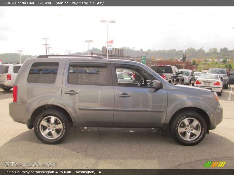 Sterling Gray Metallic / Gray 2009 Honda Pilot EX-L 4WD