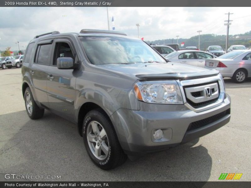 Sterling Gray Metallic / Gray 2009 Honda Pilot EX-L 4WD