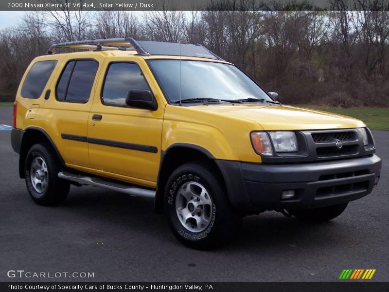 Solar Yellow / Dusk 2000 Nissan Xterra SE V6 4x4