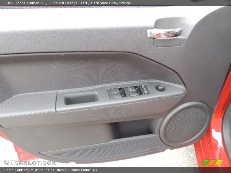 Sunburst Orange Pearl / Dark Slate Gray/Orange 2009 Dodge Caliber SXT