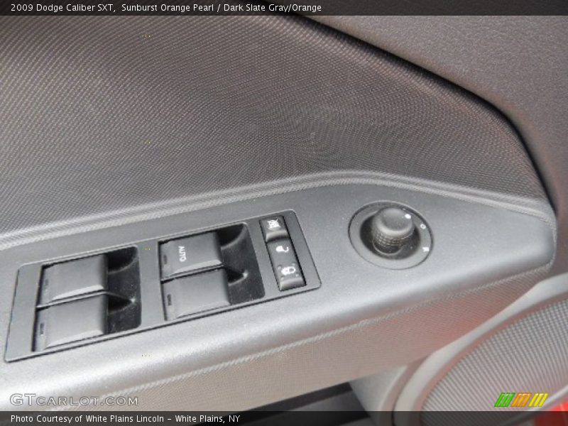 Sunburst Orange Pearl / Dark Slate Gray/Orange 2009 Dodge Caliber SXT