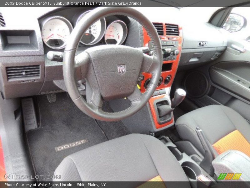 Dark Slate Gray/Orange Interior - 2009 Caliber SXT 