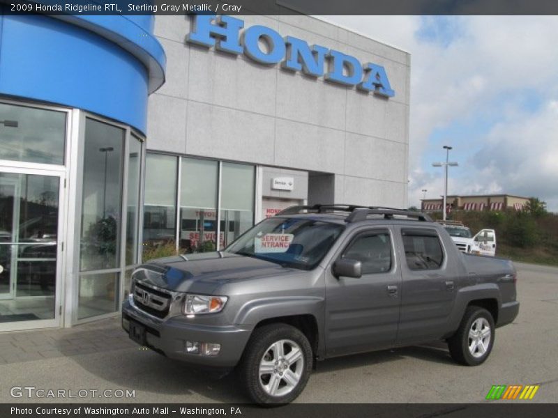 Sterling Gray Metallic / Gray 2009 Honda Ridgeline RTL