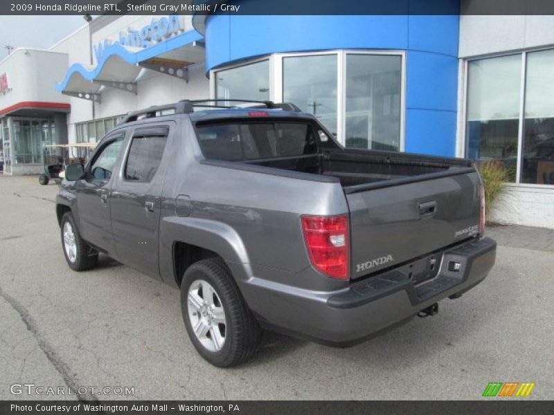 Sterling Gray Metallic / Gray 2009 Honda Ridgeline RTL