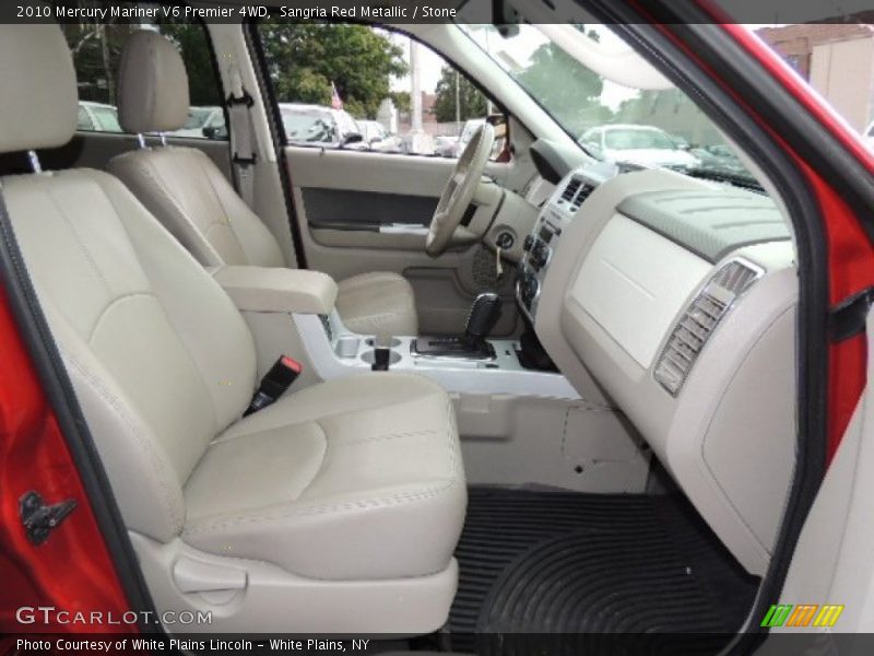 Front Seat of 2010 Mariner V6 Premier 4WD