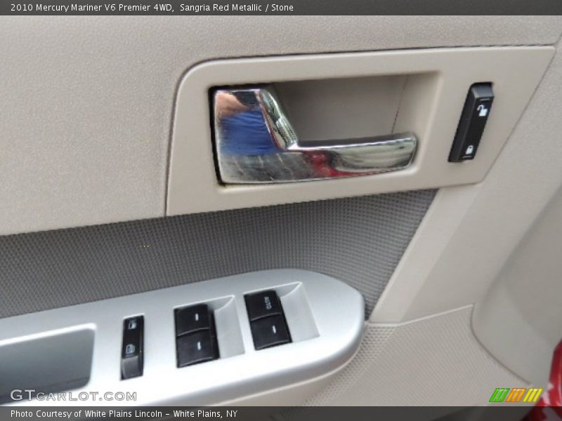 Sangria Red Metallic / Stone 2010 Mercury Mariner V6 Premier 4WD