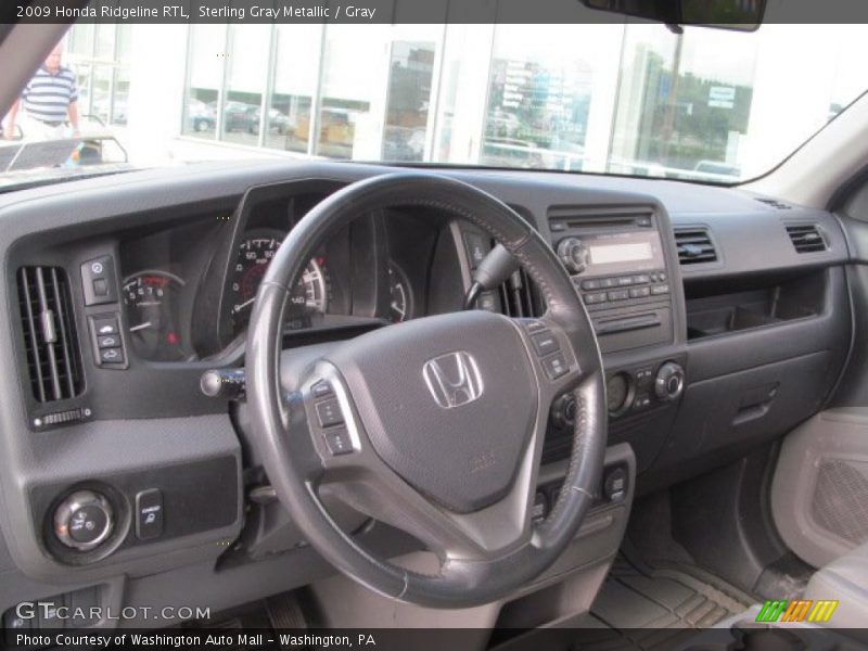 Sterling Gray Metallic / Gray 2009 Honda Ridgeline RTL