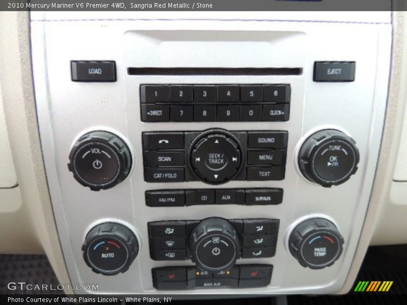 Controls of 2010 Mariner V6 Premier 4WD