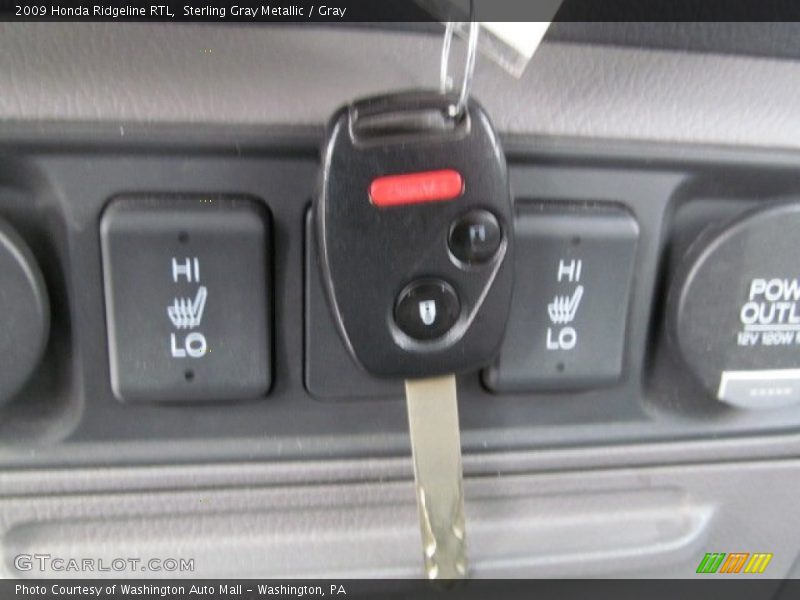 Sterling Gray Metallic / Gray 2009 Honda Ridgeline RTL