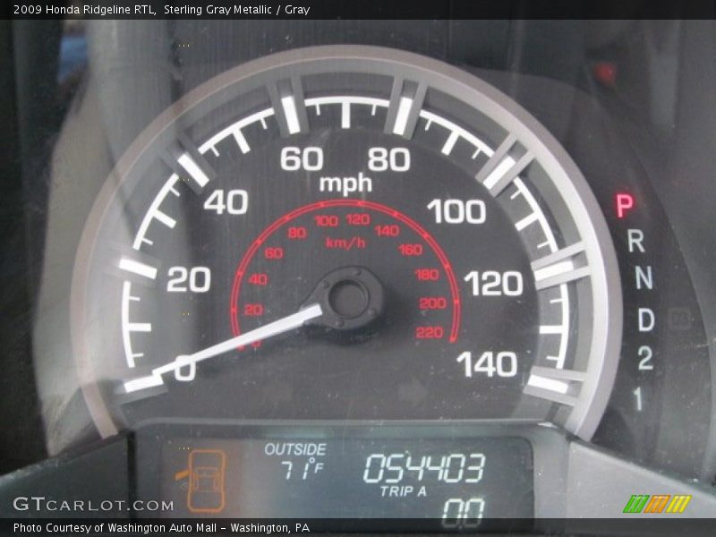 Sterling Gray Metallic / Gray 2009 Honda Ridgeline RTL