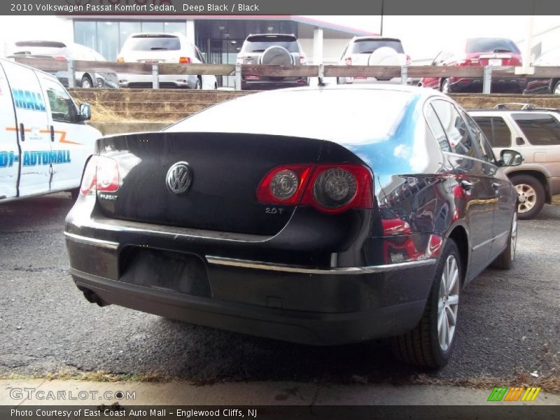 Deep Black / Black 2010 Volkswagen Passat Komfort Sedan