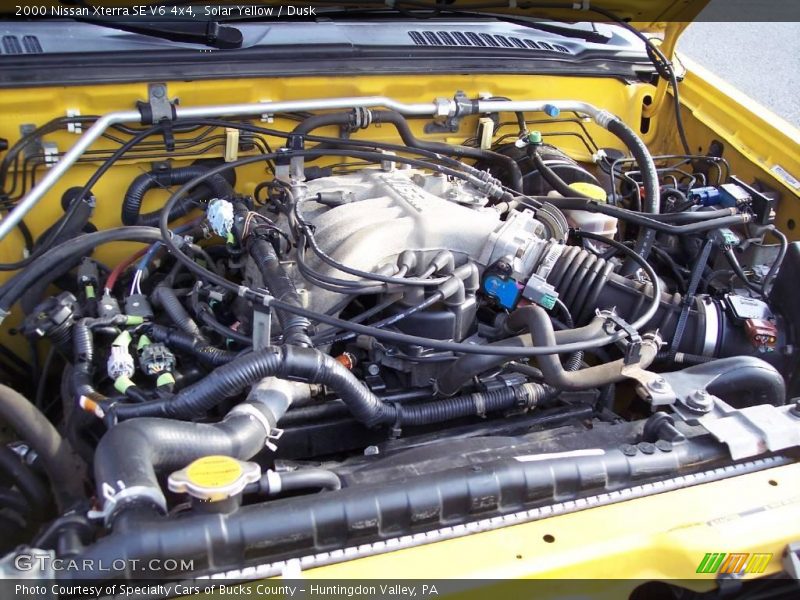 Solar Yellow / Dusk 2000 Nissan Xterra SE V6 4x4