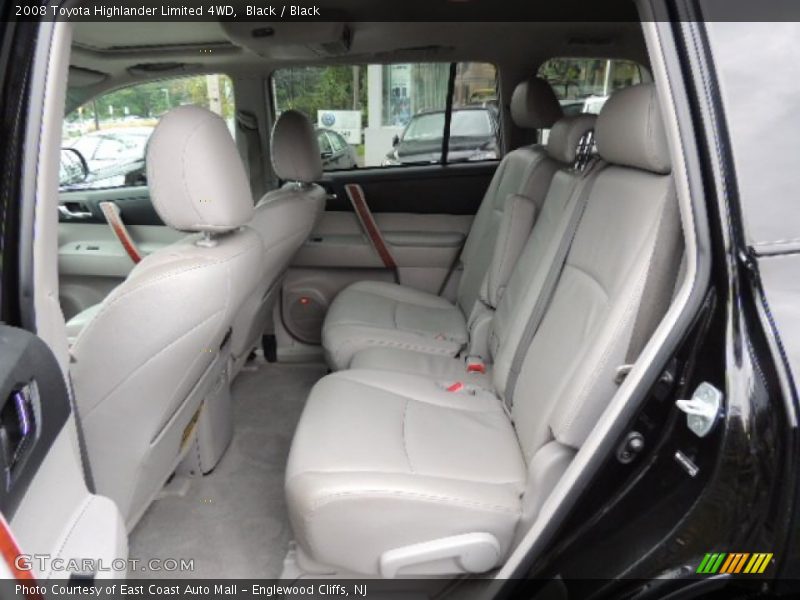 Black / Black 2008 Toyota Highlander Limited 4WD