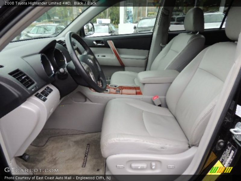 Black / Black 2008 Toyota Highlander Limited 4WD