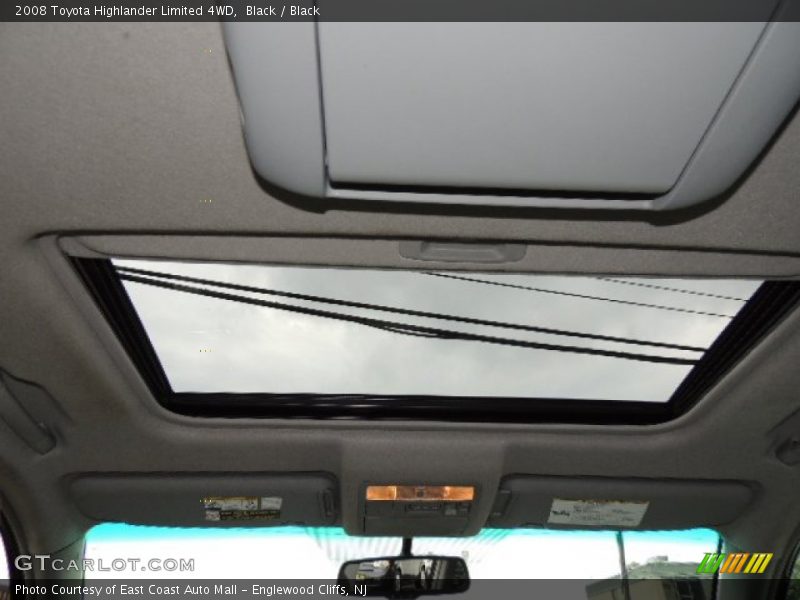 Black / Black 2008 Toyota Highlander Limited 4WD