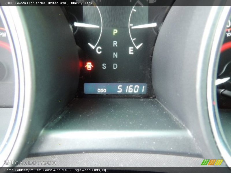 Black / Black 2008 Toyota Highlander Limited 4WD
