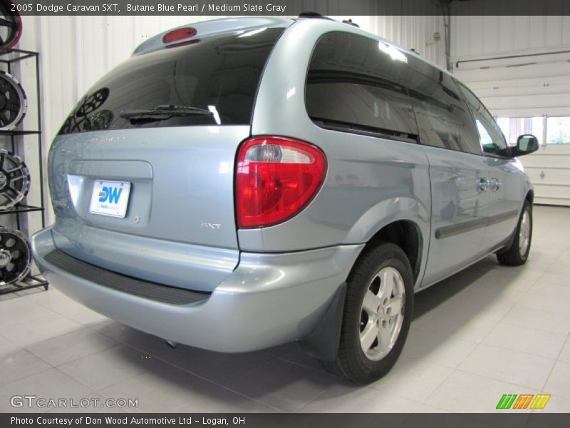 Butane Blue Pearl / Medium Slate Gray 2005 Dodge Caravan SXT