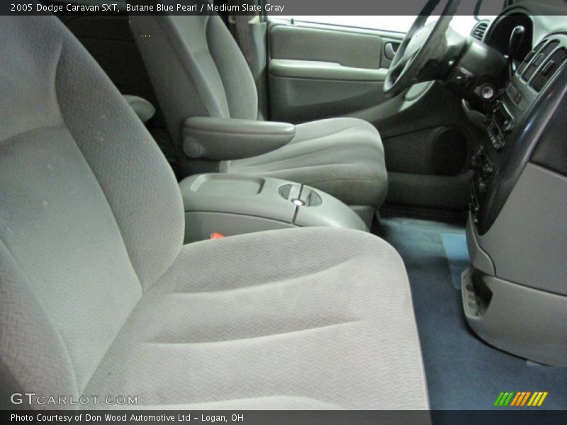 Butane Blue Pearl / Medium Slate Gray 2005 Dodge Caravan SXT