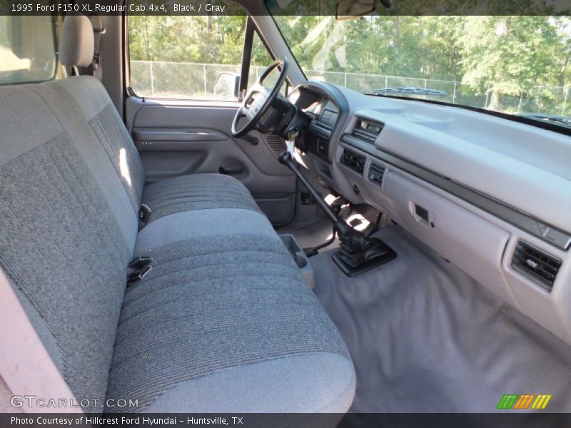  1995 F150 XL Regular Cab 4x4 Gray Interior