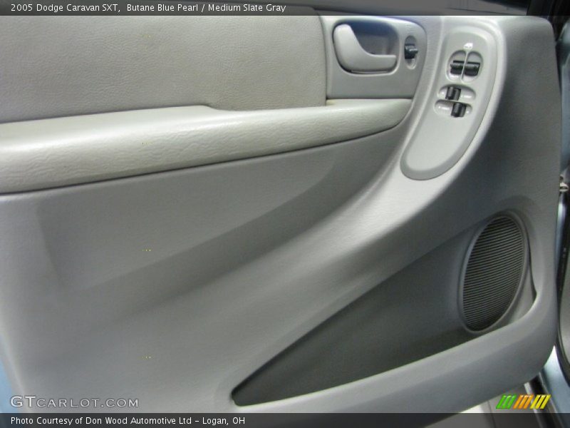 Butane Blue Pearl / Medium Slate Gray 2005 Dodge Caravan SXT