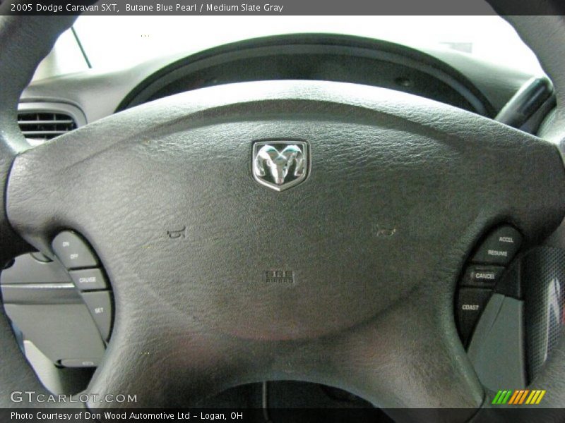 Butane Blue Pearl / Medium Slate Gray 2005 Dodge Caravan SXT