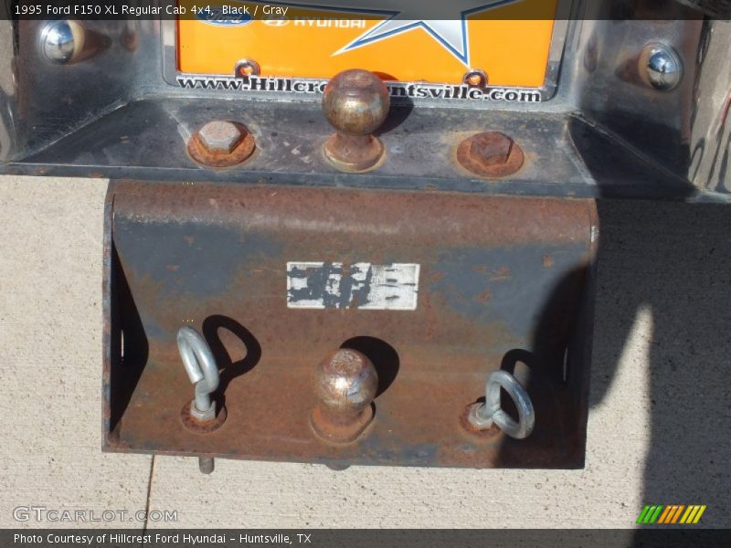 Black / Gray 1995 Ford F150 XL Regular Cab 4x4