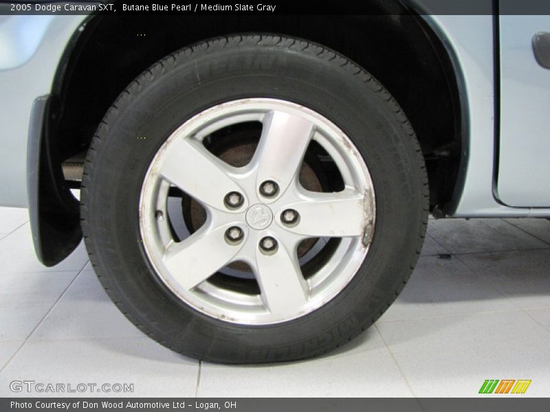 Butane Blue Pearl / Medium Slate Gray 2005 Dodge Caravan SXT