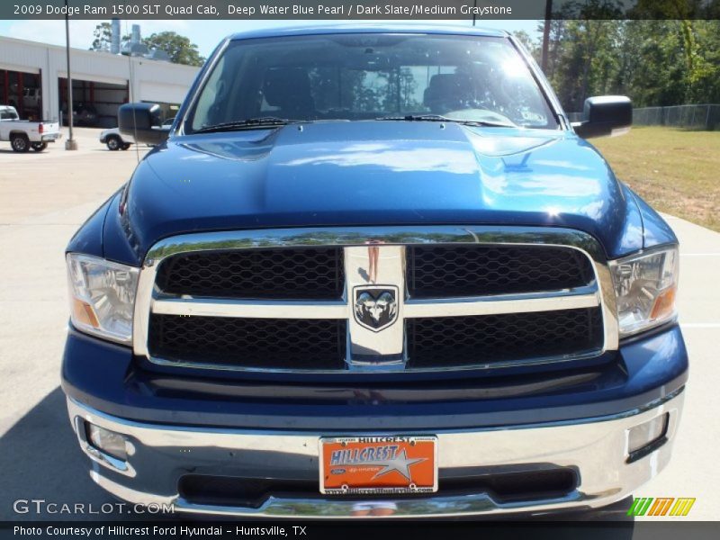 Deep Water Blue Pearl / Dark Slate/Medium Graystone 2009 Dodge Ram 1500 SLT Quad Cab