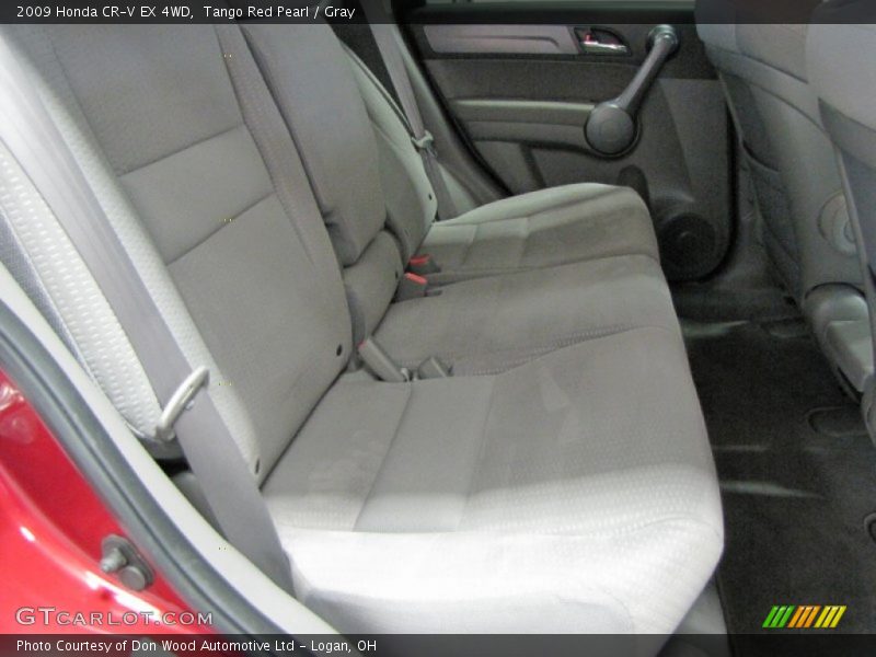 Tango Red Pearl / Gray 2009 Honda CR-V EX 4WD