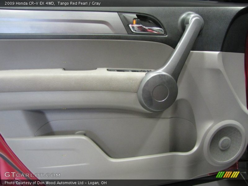 Tango Red Pearl / Gray 2009 Honda CR-V EX 4WD