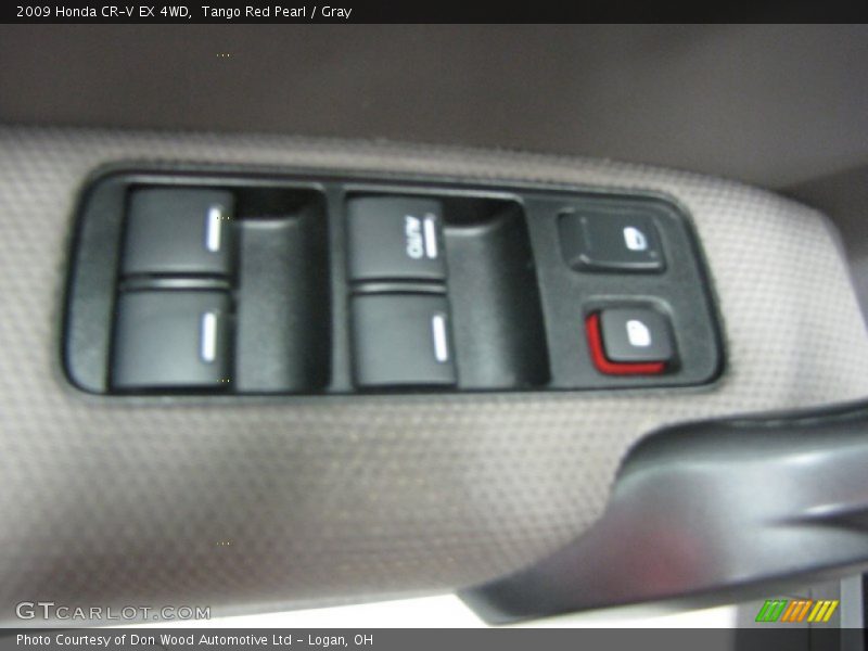 Tango Red Pearl / Gray 2009 Honda CR-V EX 4WD