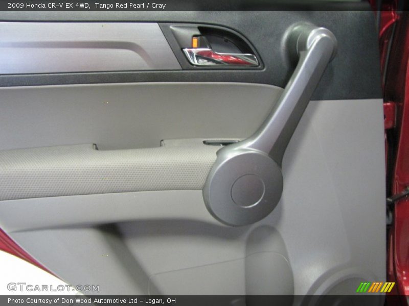 Tango Red Pearl / Gray 2009 Honda CR-V EX 4WD