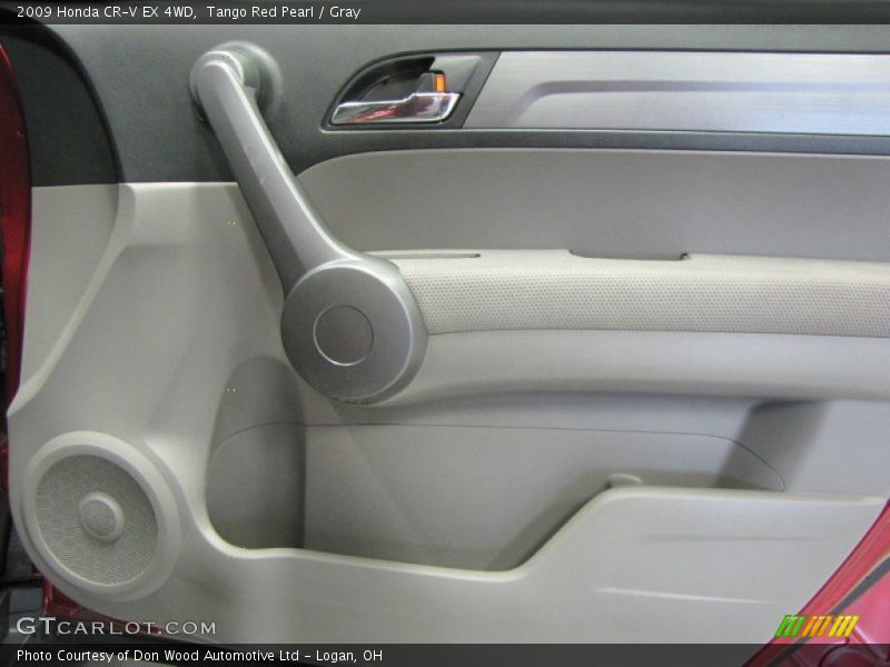 Tango Red Pearl / Gray 2009 Honda CR-V EX 4WD