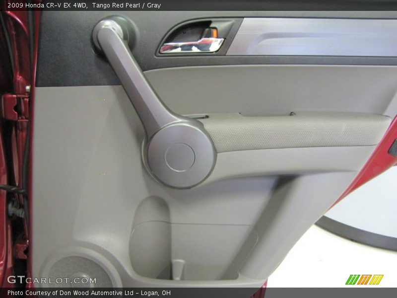 Tango Red Pearl / Gray 2009 Honda CR-V EX 4WD