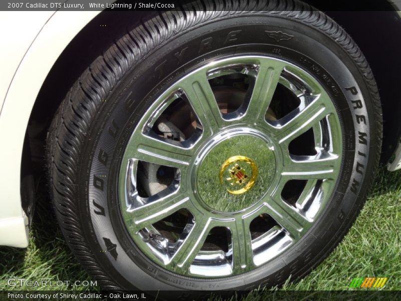 White Lightning / Shale/Cocoa 2007 Cadillac DTS Luxury
