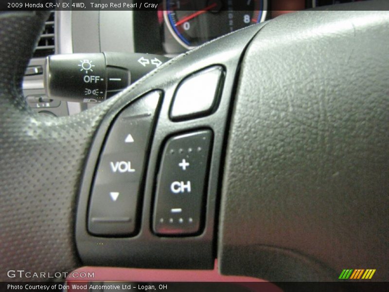 Tango Red Pearl / Gray 2009 Honda CR-V EX 4WD