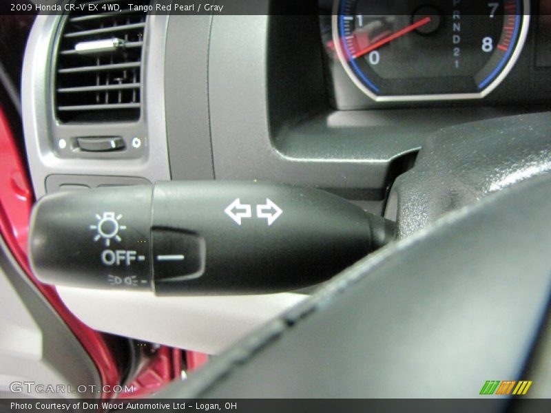 Tango Red Pearl / Gray 2009 Honda CR-V EX 4WD